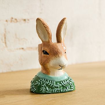 Dapper Animal Planters - Whimsical Stoneware Decor | West Elm