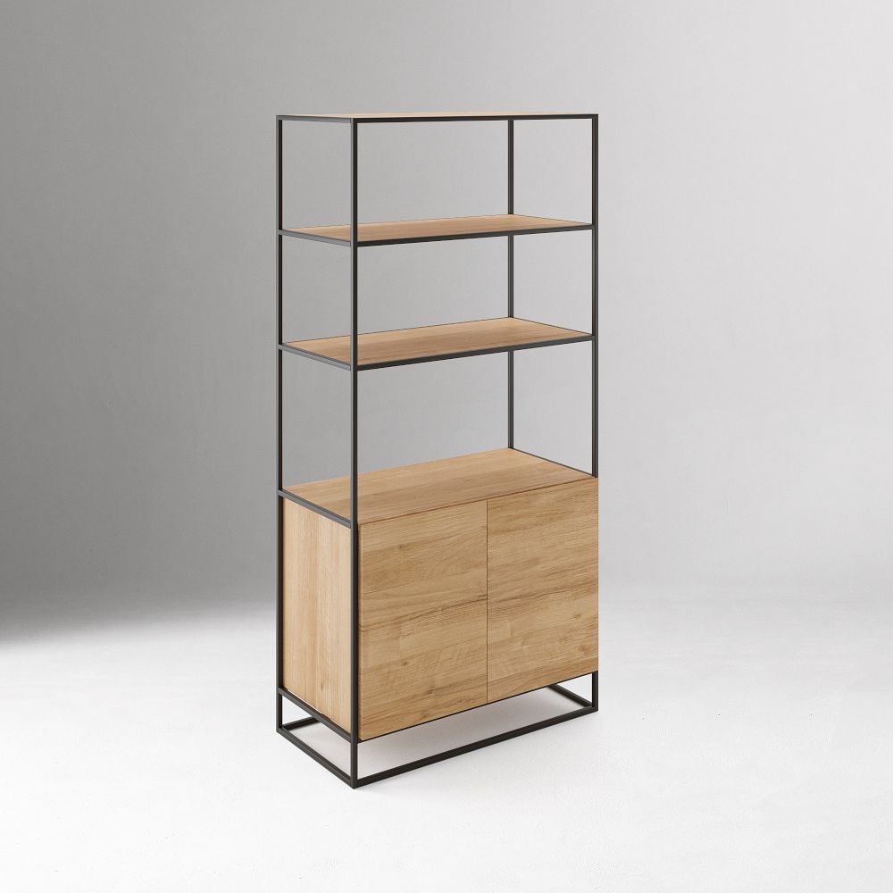 Greenpoint Tall Bookcase w/ Storage by West Elm