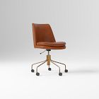 Finley Leather Swivel Office Chair