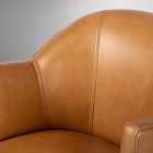 Citrino Petite Leather Swivel Chair