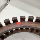 Open Box: Modern Wood Tree Collar - Dark Walnut