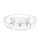 Segmented Glass Serving Platter