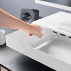 Yamazaki Monitor Stand w/ Drawer