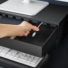 Yamazaki Monitor Stand w/ Drawer