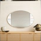Beveled Edge Frameless Round Wall Mirror