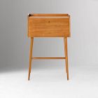 Mid-Century Mini Secretary Desk (28")