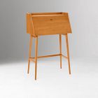 Mid-Century Mini Secretary Desk (28")