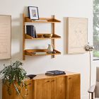Mid-Century Modular 3-Tier Wide Shelf