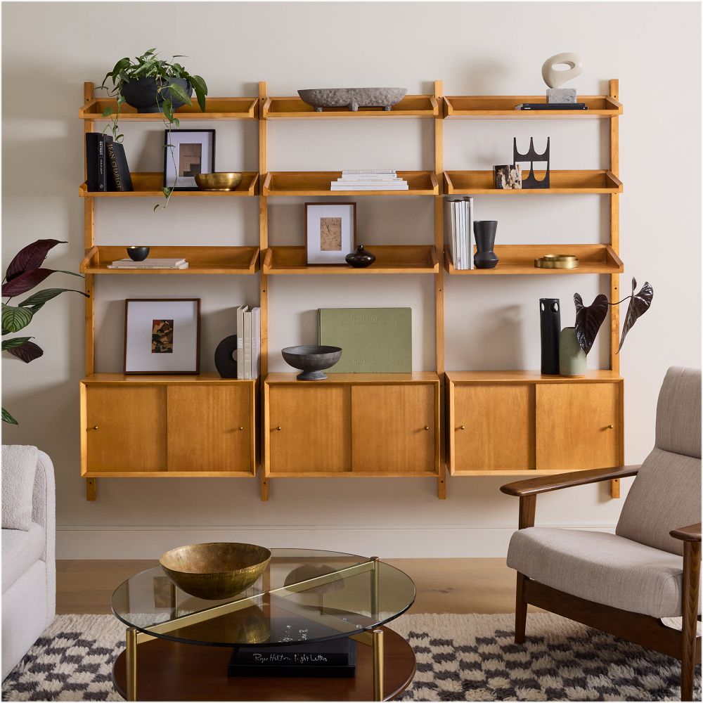 Mid-Century Modular Storage Bookshelf by West Elm