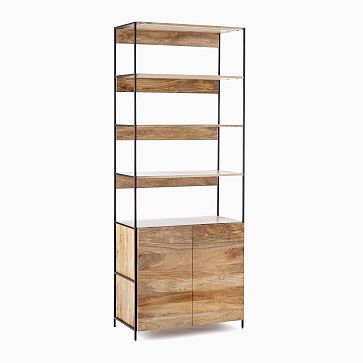 Open + Closed Storage (33")