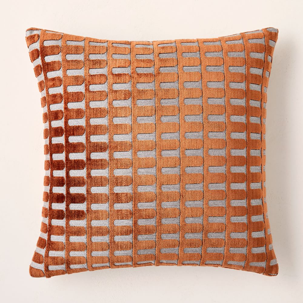 Cut Velvet Archways Pillow Cover