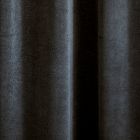 Cotton Velvet Curtain - Stormy Blue