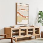 Layered Fabric Framed Wall Art