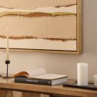 Layered Fabric Framed Wall Art