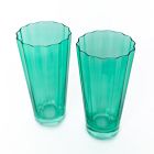 Estelle Colored Glass Sunday Highball Glass Sets