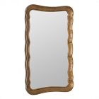 Gilded Wave Gold Wall Mirror