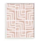 Painted Geo Framed Wall Art by Minted for West Elm