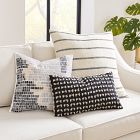 Cotton Silk Simple Stripe Pillow Cover