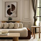 Dennis Geometric Side Table (18")