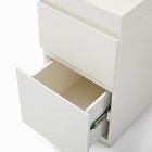 Parsons L-Shaped Desk (86") &amp; 2 File Cabinet Set