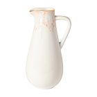 Casafina Taormina Stoneware Gold-Rimmed Pitcher
