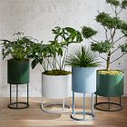 Streamline Round Metal Indoor/Outdoor Planters