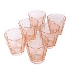 Estelle Colored Glass Sunday Lowball Glass Sets