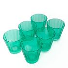 Estelle Colored Glass Sunday Lowball Glass Sets