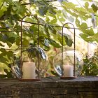 Metal &amp; Glass Globe Lanterns