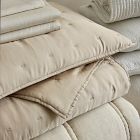 Silky TENCEL™ Crescent Stitch Quilt & Shams