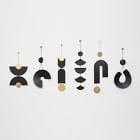 Circle &amp; Line Turn Wall Hanging