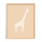 Sweet Giraffe Framed Wall Art by Minted for West Elm