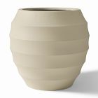 Open Box: Eli Ficonstone Planter, Large (23"D x 22"H) - Washed White