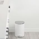 simplehuman 6L Semi-Round Step Trash Can