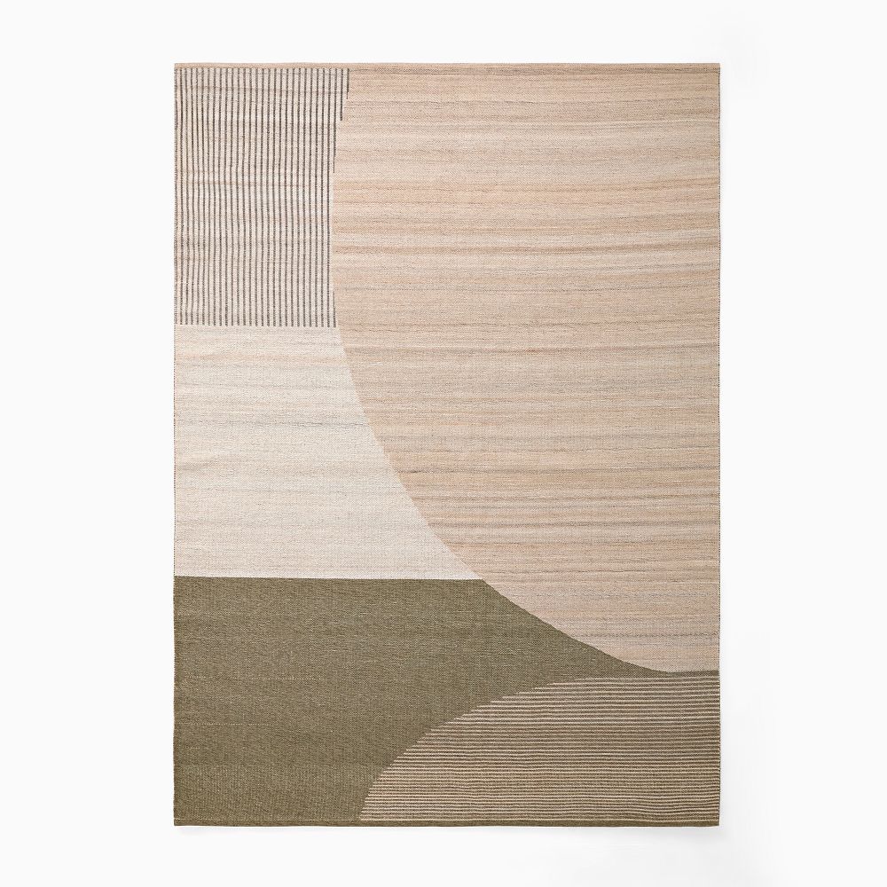 Striped Arch Outdoor Performance Rug by West Elm