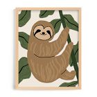 Baby Sloth Framed Wall Art by Minted for West Elm