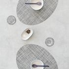 Chilewich Easy-Care Mini Basketweave Oval Placemats