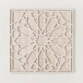 Graphic Wood Square Dimensional Wall Art | West Elm