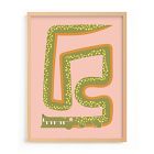 Twisty Alligator Framed Wall Art by Minted for West Elm