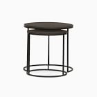 Lavastone Round Nesting Side Tables (19.75")