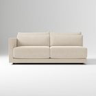 Open Box: Melbourne Extra Deep Left-Arm 2 Seater Sofa - Performance Distressed Velvet Sand