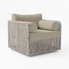 Coastal Collection Swivel Chair Cushion Cover, Cast, Ash