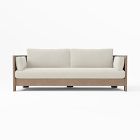Porto Sofa Cushion Cover, Plain Weave, Alabaster