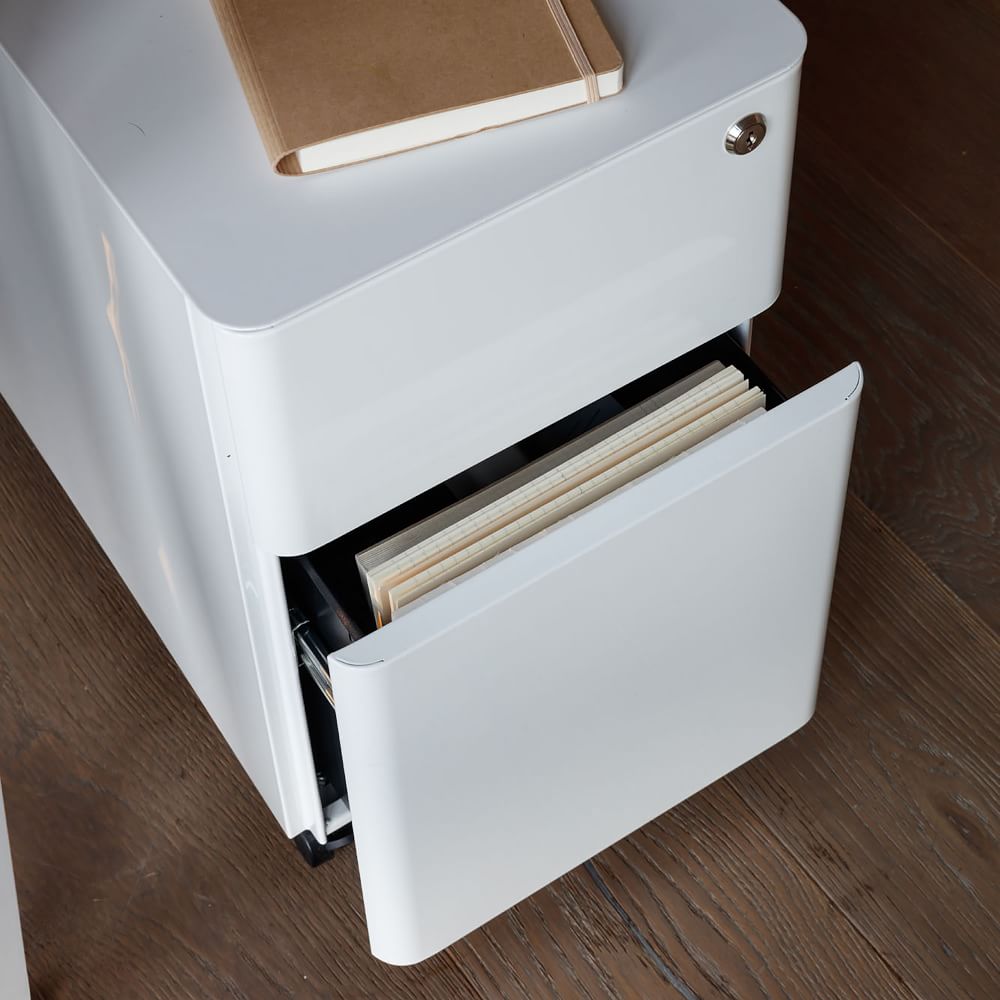 Branch Small Filing Cabinet - White