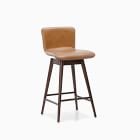 Open Box: Boulder Leather Swivel Counter Stool