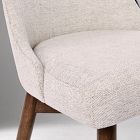 Mid-Century Swivel Office Chair - Wood Legs