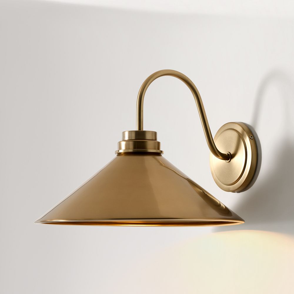 Roslyn Indoor/Outdoor Sconce (14") - 14In, Champagne