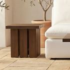 Sesimbra Outdoor Teak Wood Side Table (20")