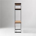 Pierce Wall Desk (50") &amp; Narrow Storage Shelf (42") Set