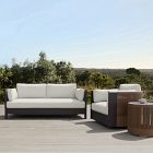 Porto Aluminum Outdoor Sofa, Swivel Chair &amp; Side Table